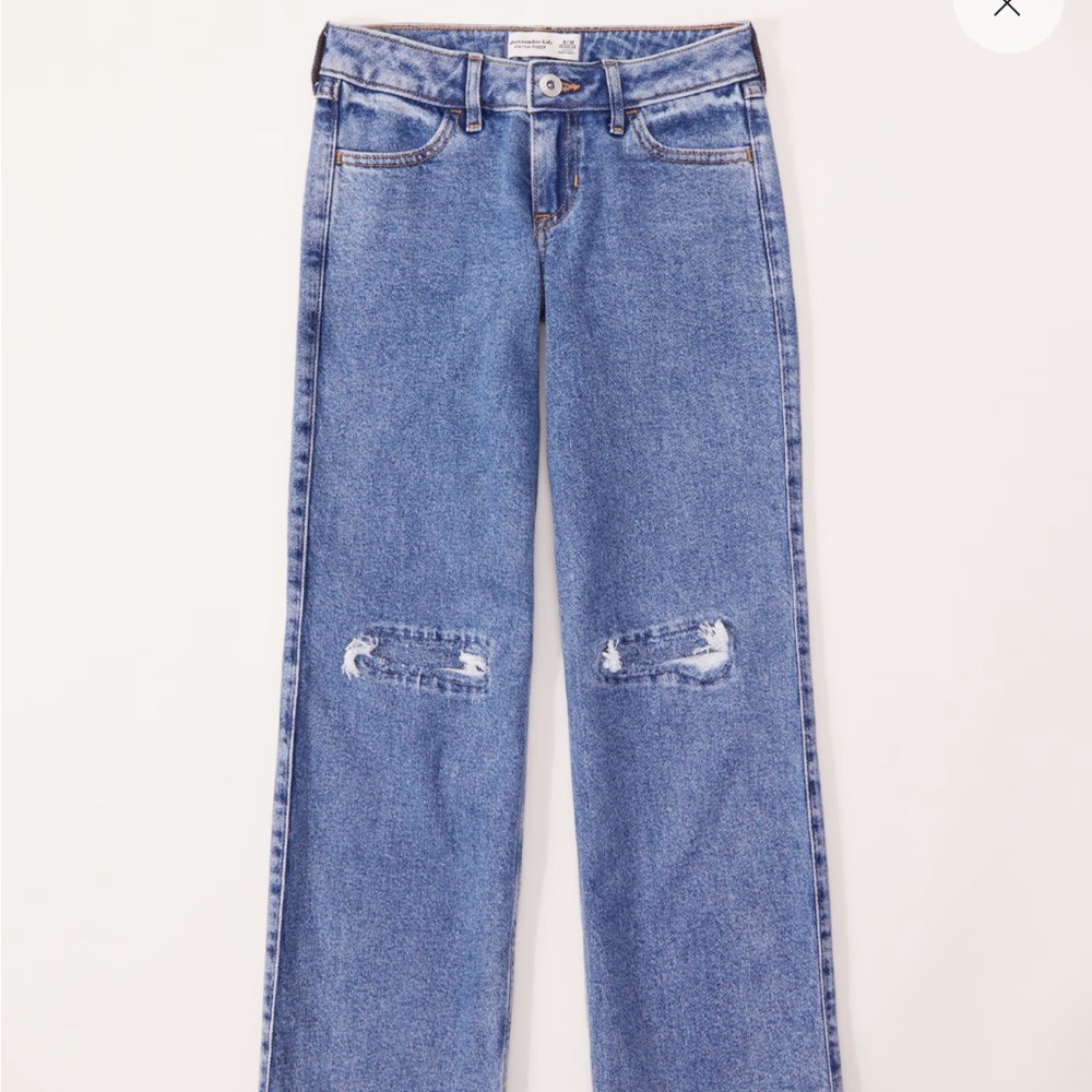 Abercombie low rise baggy jeans